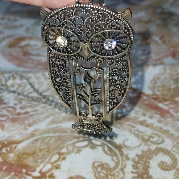 Owl necklace - Picture 4 of 6